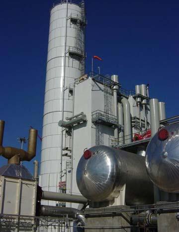 Air separation units (ASUs) Cryogenic air separation: A process in which air is separated into component gases by distillation at low temperatures Lowest cost alternative for large scale applications