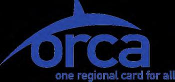 The total regional market share of ORCA was approximately 66% as of June 2016, with agency-specific usage rates as noted in the adjacent chart.