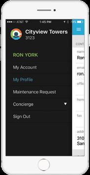 Completely integrated with Voyager and RENTCafé, Concierge enables residents to authorize guests, set notification preferences, reserve amenities and track