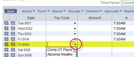 Pay Code Edit There are times when you need to add time or money to a timecard by doing a Pay Code Edit.