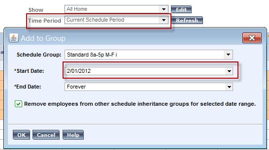 Scheduling Employees from the Schedule Editor Open the Schedule Tools Widgets and select Schedule Editor this lists all of their people in one place, by scheduling period.