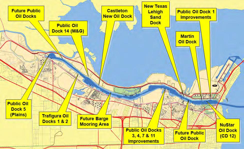 Corpus Christi Metropolitan Transportation Plan 2015 2040 To meet the increasing demand for liquid bulk, bulk, and general cargo dock space, the Authority is repairing, upgrading, and expanding
