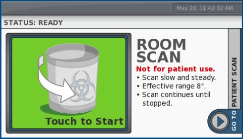 MODES OF SCANNING Situate Delivery System has 2 scanning modes: Patient Scan Static Mode Room Scan Dynamic Mode! Scan takes approximately 15 seconds to complete!