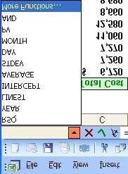 Simple Regression Using Excel 3-67 Place your cursor in cell F4 and press