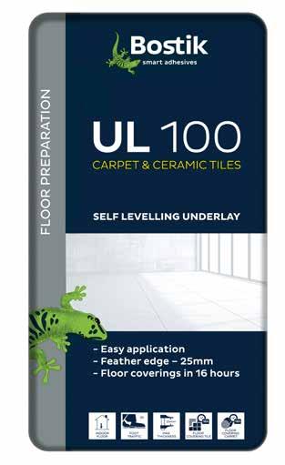 Self Levelling Floor Compounds UL-100 DESCRIPTION Superior tile & carpet underlay.