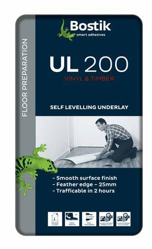 Self Levelling Floor Compounds UL-200 DESCRIPTION Superior vinyl & timber underlay.