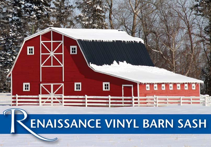 Renaissance Vinyl Barn Sash: Ideal for Garages, Pole Buildings, Sheds and Any Other Accessory Buildings Ideal Replacement for Rotting Wood Barn Sash Maintenance Free, All Vinyl Construction True