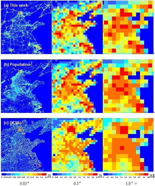 Emissions at high resolution are very sensitive to spatial proxies New