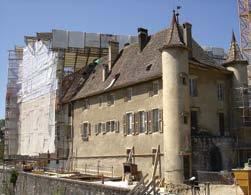The challenging construction and eco logical requirements imposed during the renovation of the Château d`allaman, a
