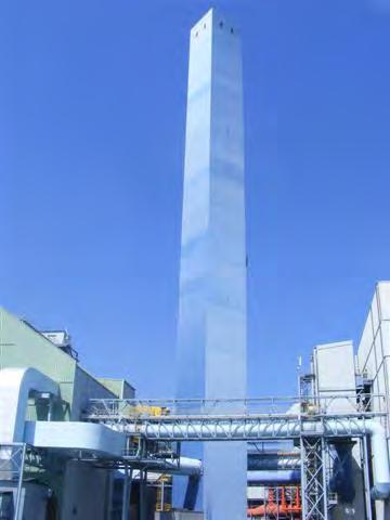 Brescia incinirator chimney- A2A