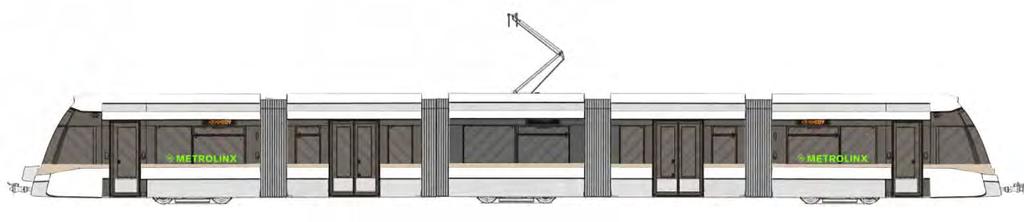 Metrolinx LRV 4 doors per car (2