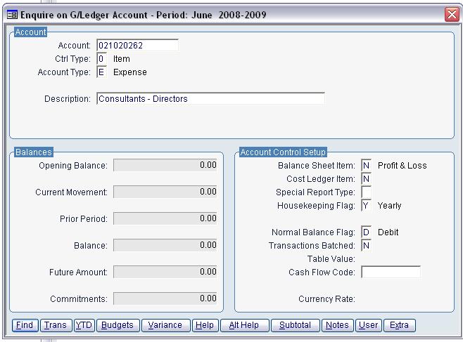 Step 5c: If a difference exist, check Balance Sheet Items for all Accounts Ensure that the Balance Sheet Item field in the Maintain Ledger