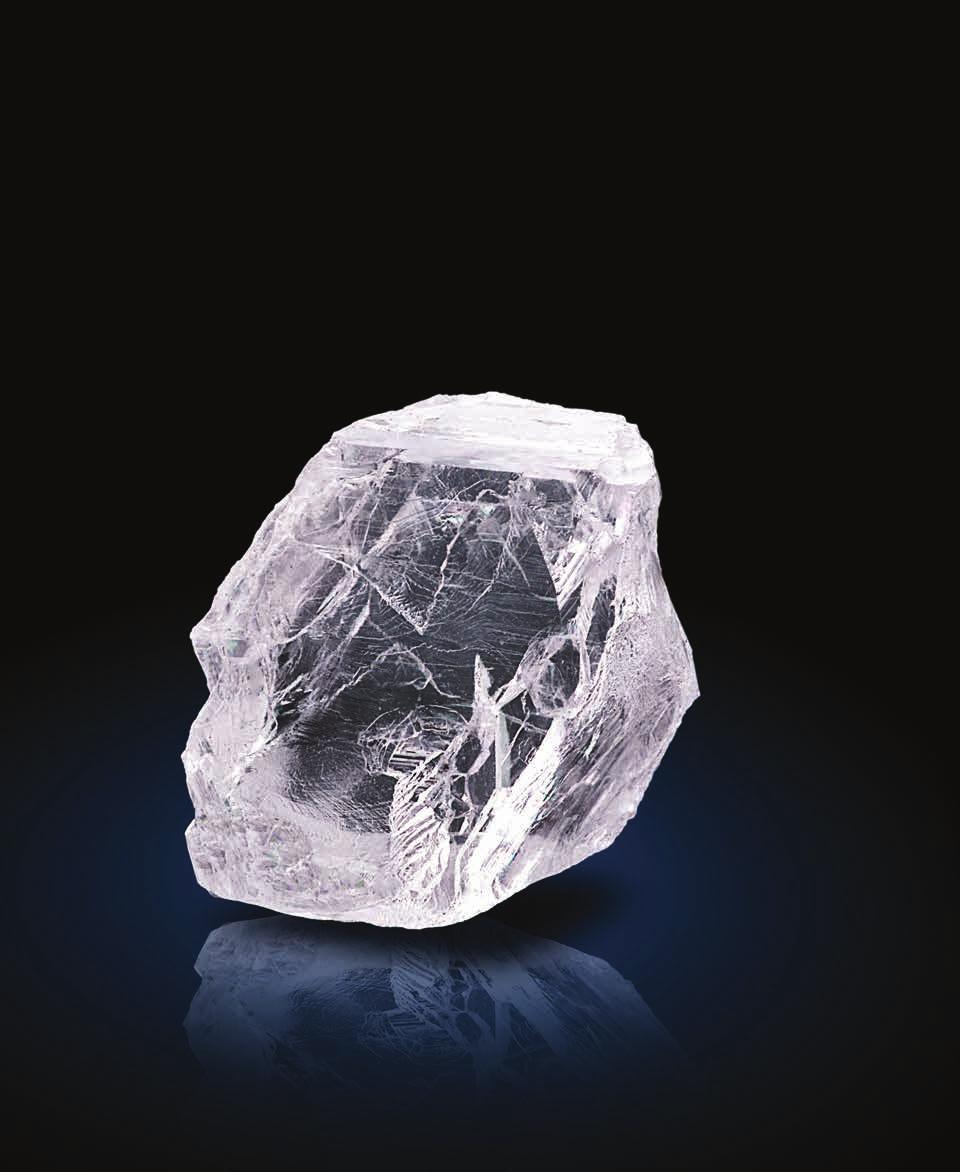 Gem quality diamond called Spirit, courtesy Ekati Diamond Mine.