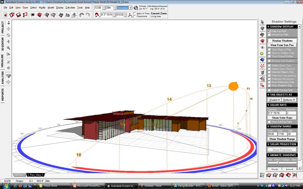 Passive Solar Design Ecotect This is its