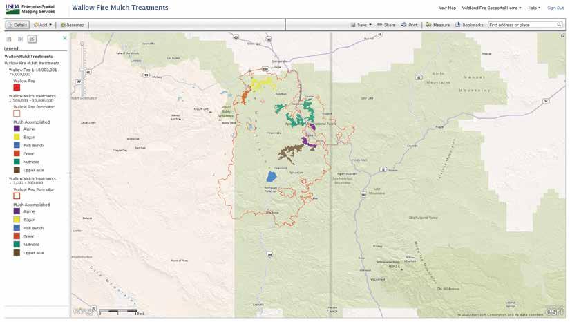 Wallow Fire: Bringing Partners and Data Together The Forest Service needed a way to help agencies work together to