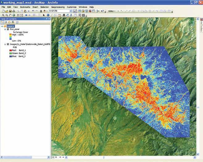 Lidar Applications in the USDA Forest Service In the past, scientists and technicians spent lots of time