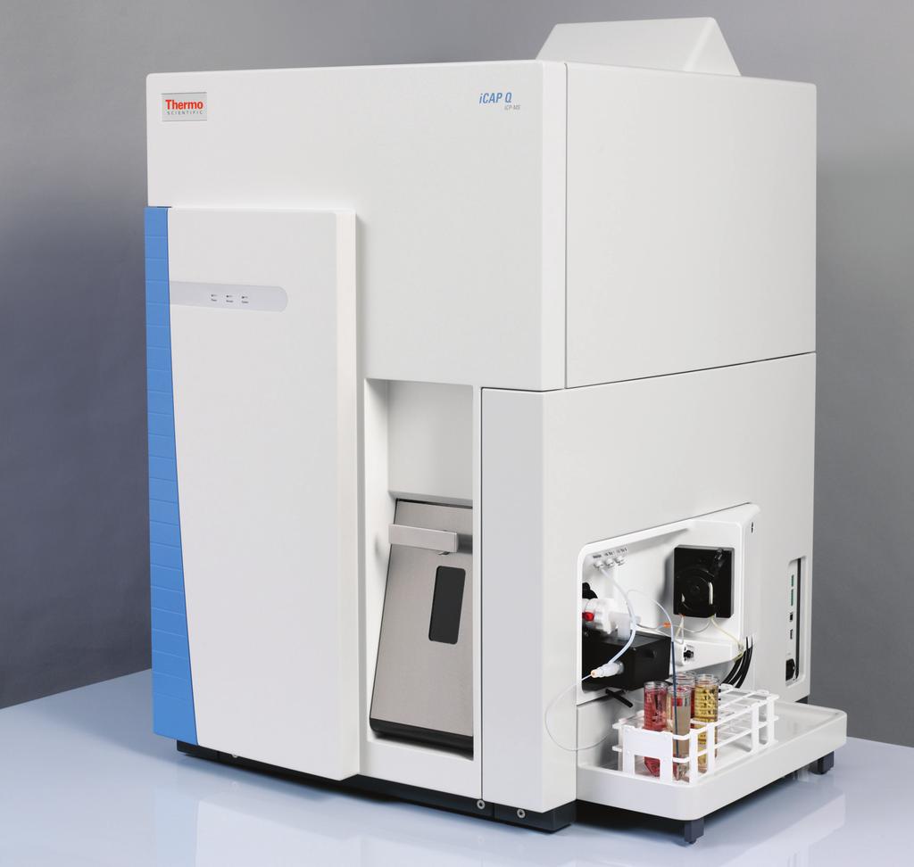 ELEMENTAL ANALYSIS Thermo Scientific icap Q ICP-MS Dramatically Different ICP-MS Product Specifications The Thermo