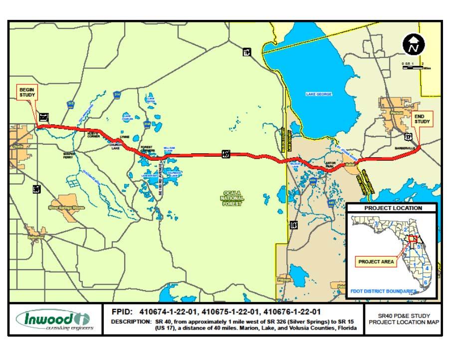 Florida s Approach Under the Lead Adopter, we will conduct a risk analysis on a four-lane widening project on State Route 40 located in the Ocala area.