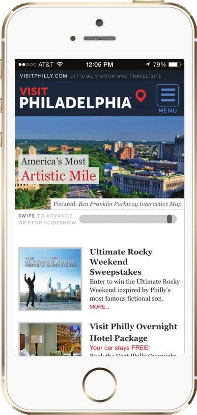 TOP REASONS TO ADVERTISE YOUR BUSINESS ON VISITPHILLY.COM As the region s official visitor website, visitphilly.