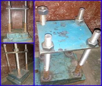 Fig. 5. Fabrication of Fixed Support assembly 3. TEST SETUP AND EQUIPMENT- Fig. 4.