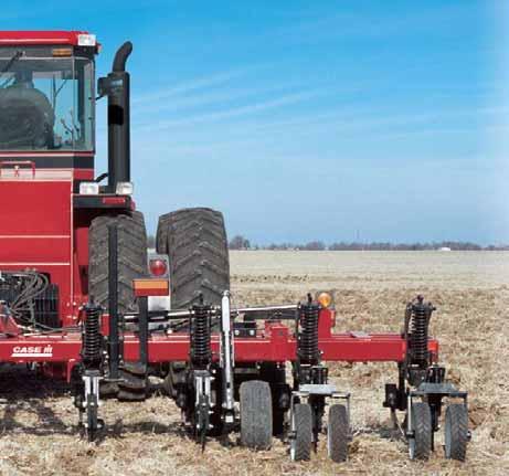 Fits Every Farming Practice the first no-till tillage system Case IH No-till shanks and 8-inch No-till points offer minimum surface