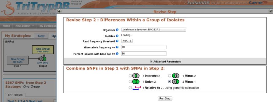- How would you identify heterozygous SNPs? Add a step to your strategy to identify SNPs from these isolates that may be heterozygous.