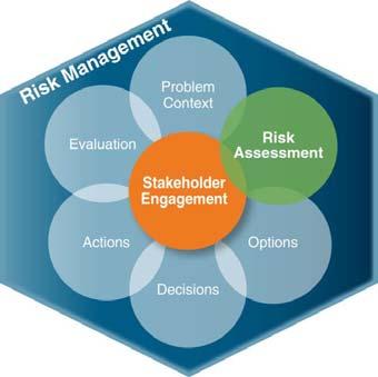 116 Risk Management Overview (Chapter 8) The process of identifying, evaluating, selecting, and implementing actions to reduce risk to human health Science Policy Professional judgment Social,