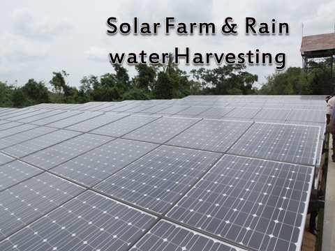 It is the largest solar farm in Sri Lanka at present and supplies over 50% of the hotel s energy requirement when in full operation.