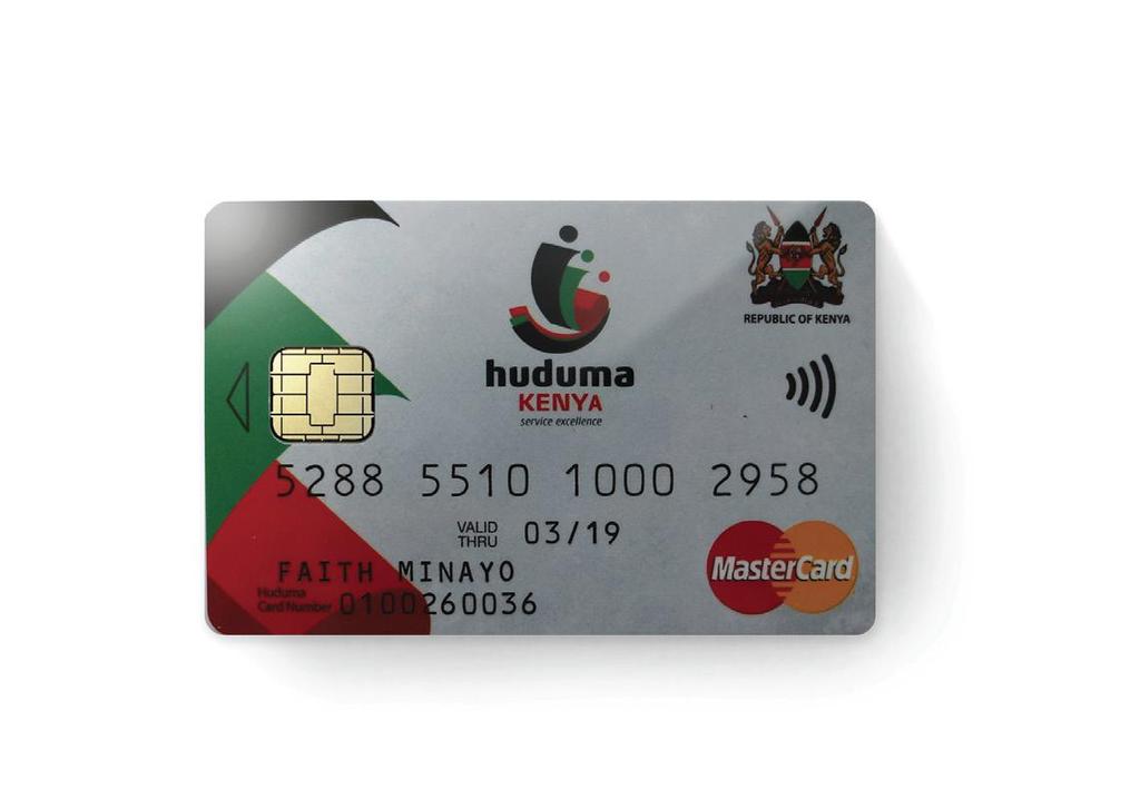 Kenya It combines international MasterCard payment app, 2 local payment apps and identification app which includes biometrics.