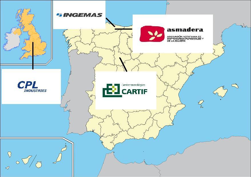 Consortium is composed by: Ingeniería y Manutención Asturiana, S.A. (SME, Spain) (Coordinator).