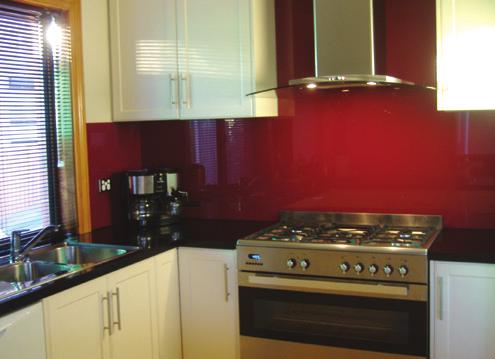 Seamless colour and sheen Glass splashbacks are the ultimate choice in providing a perfect finish for your home that is durable, beautiful, colourful and easy to clean!