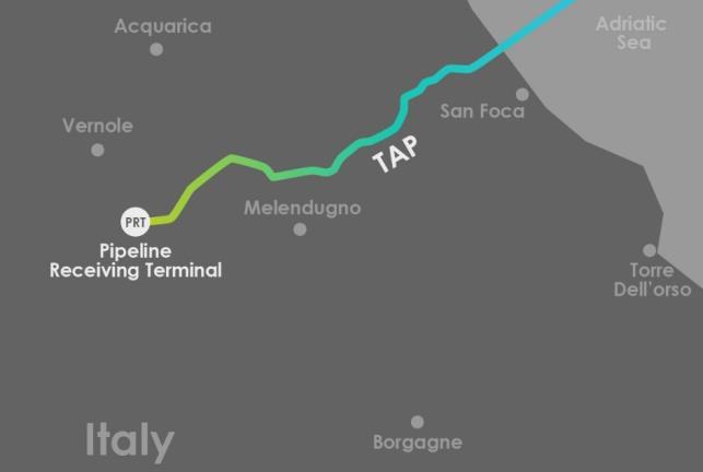 12 Italy Recent Progress 8 km 1 landfall station 1 pipeline receiving
