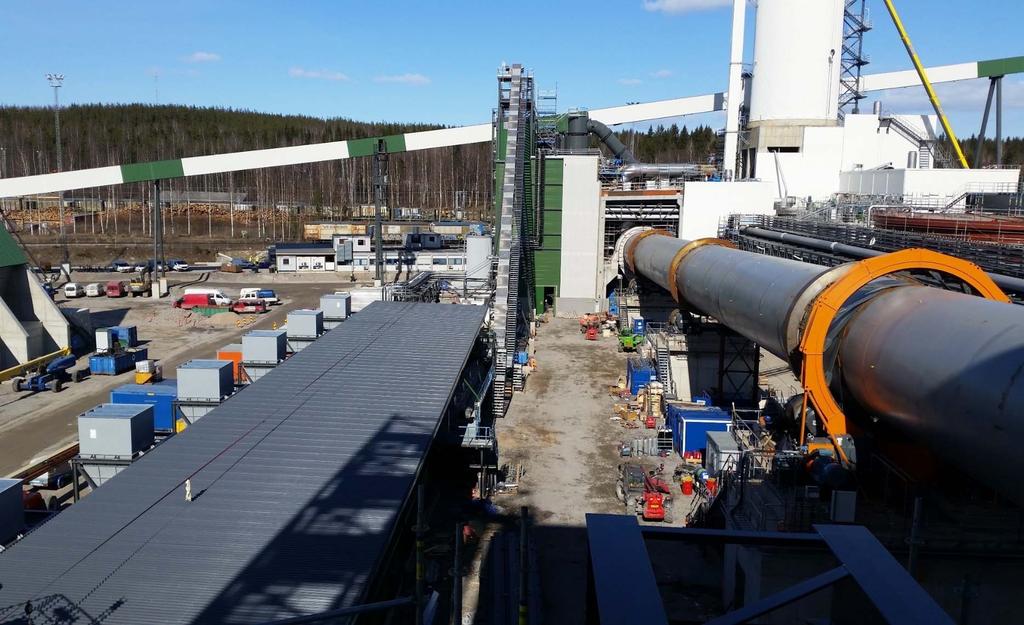 Äänekoski Latest Kiln & CFB Gasifier delivery in Finland Lime kiln - 1200tpd lime kiln 5.