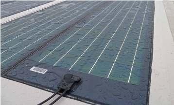 32 Membrane integrated PV system: Validation of durability Field testing