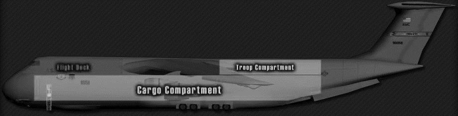 AMC ACLP WORKBOOK 36-101 VOL 2 C-5 CHARACTERISTICS 4.7. Passenger Consideration. The C-5 has a separate passenger compartment above the cargo compartment (figure 4.8.