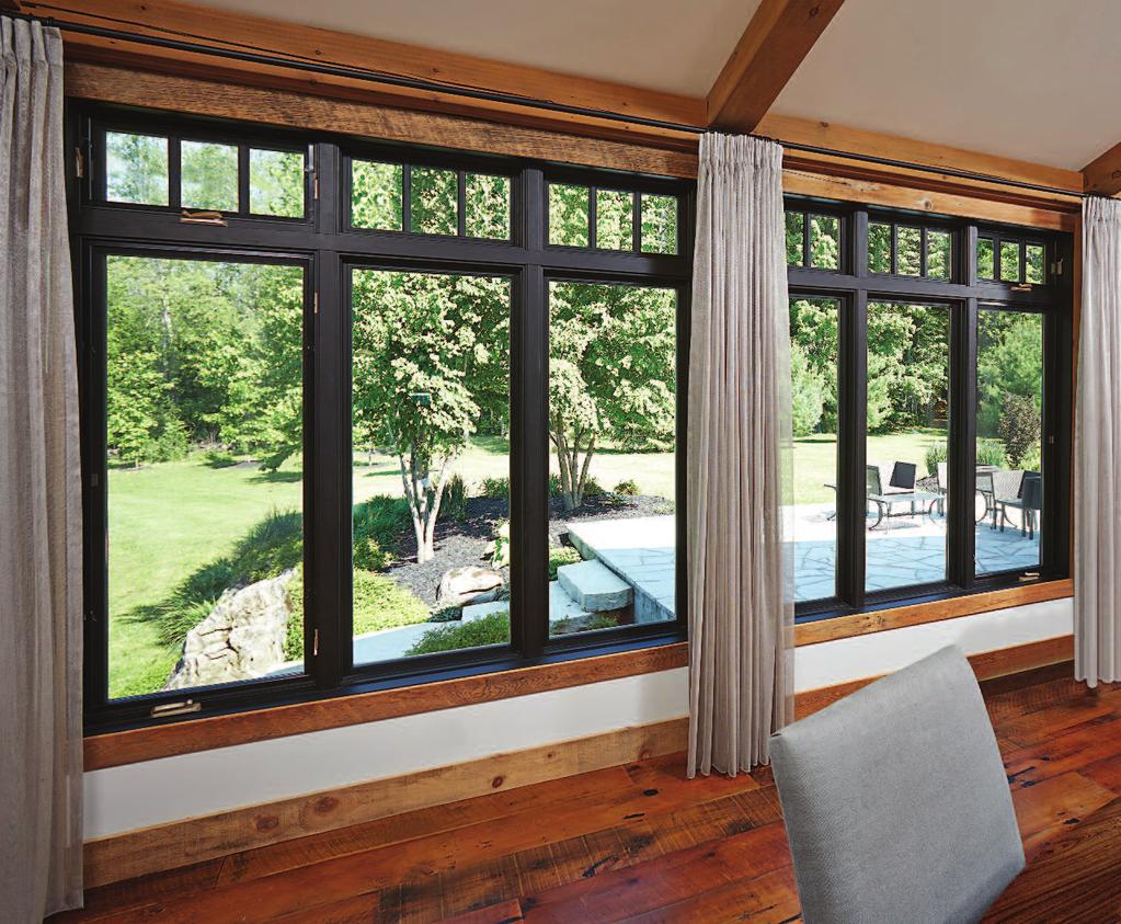 Complement the style of your home t u d o r C a s e m e n t W i n d o W s the most versatile of all operating windows