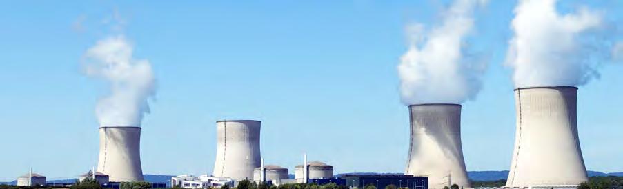 nuclear power stations, thermal power plants, hydroelectric plants