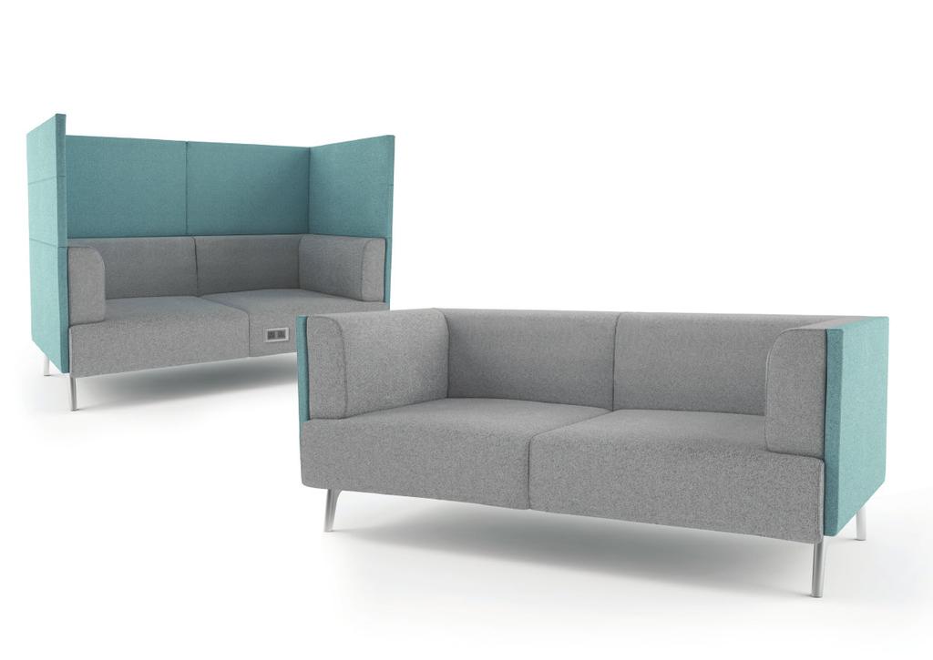 2 Tryst Tryst Tryst range of armchairs and sofas provide a sanctuary for personal privacy and contemplation or social interaction within busy offices and public spaces. Power Modules.