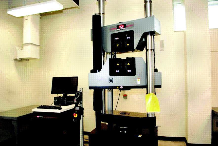 CE Materials Laboratory INSTRON 1000HDX Universal Testing Machine The HDX Models are designed for high capacity tension, compression, bending/flexure, and shear testing, and feature a dual test space