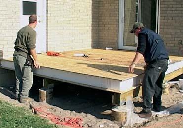 Floor SIP Commonly used for easy floor construction in additions,