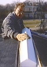Roofing: Pre-cut end fill cap