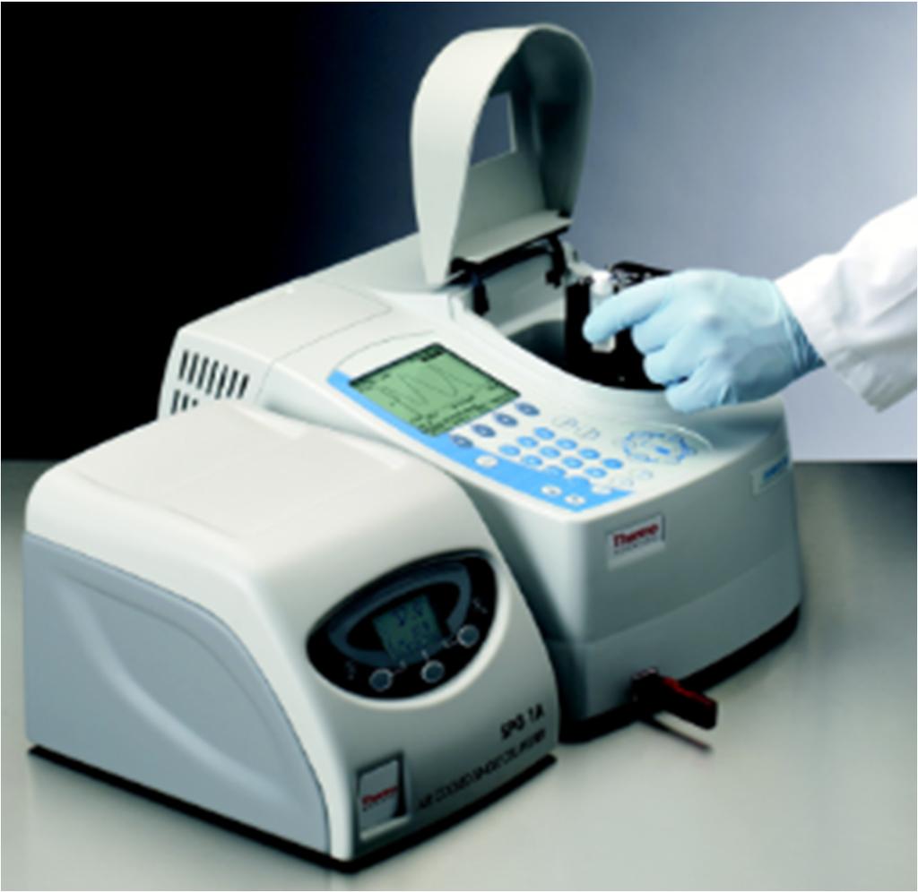 Spectrophotometer Measures amount of light reflected from an object or amount of light
