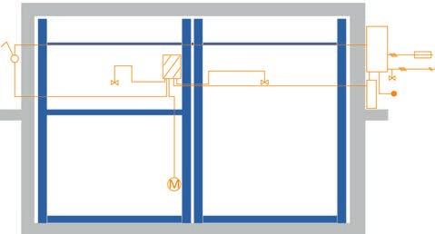 4 Uniparker N5202 ELECTRICAL INSTALLATION AND FOUNDATION LOADS Services covered by the NUSSBAUM Company Installation diagram POS.