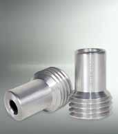 Cover: Aluminum Thread: Aluminium, 50 mm for NHP nozzle holder Entry size: 25 mm 12570 STС-5.0 Short Venturi nozzle, tungsten carbide, 5.0 mm x 80 mm 12571 SТС-6.