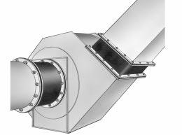 Style 530: Known as an Arch-Type, this integrally flanged non-metallic connector is found in applications where large movements and short overall lengths are required.