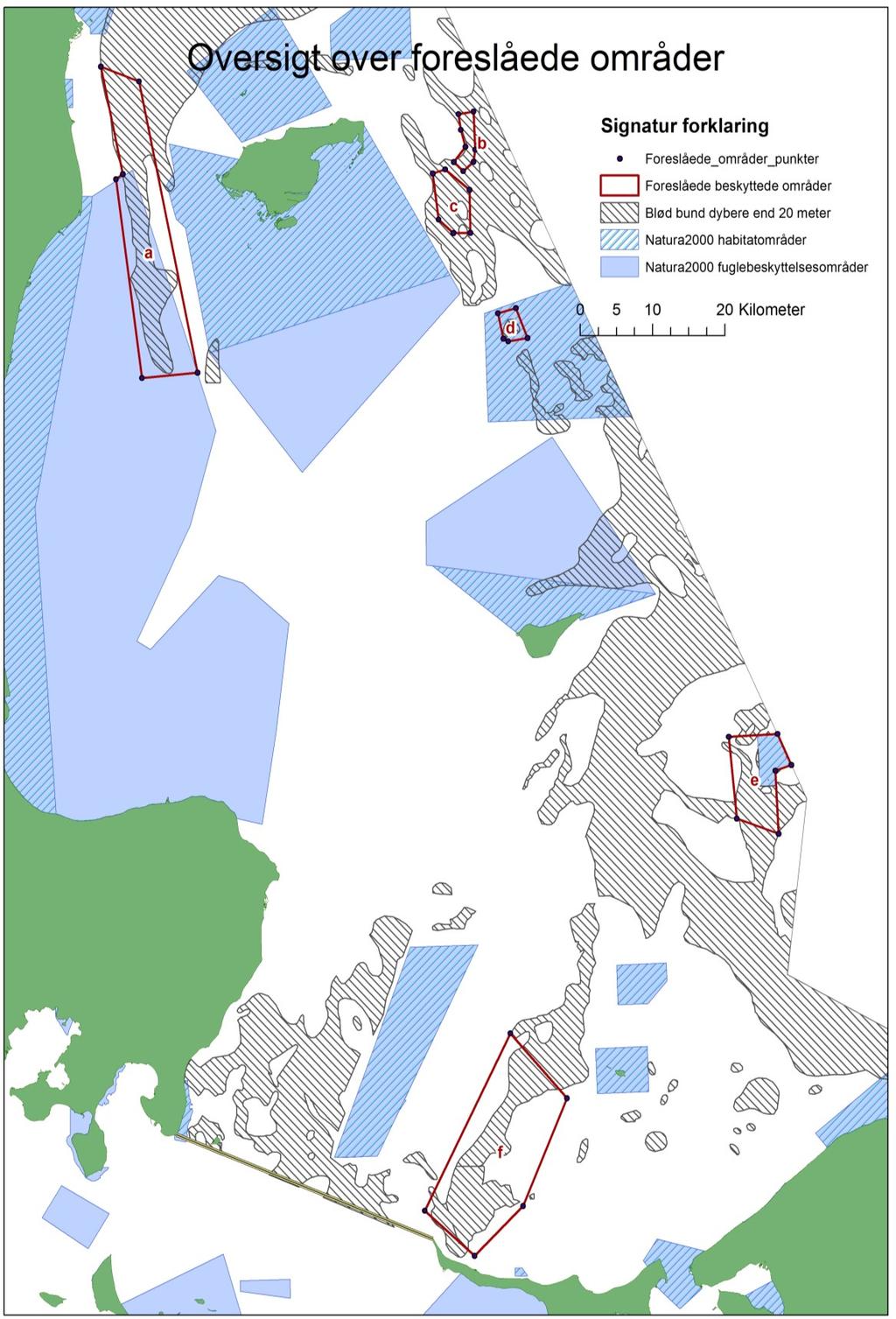 Proposed area points Proposed protected areas Soft seabed