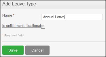 You can define the Start Month and Start Date from the drop down menus. The system will automatically set the End Date as to have a one-calendar year leave period.