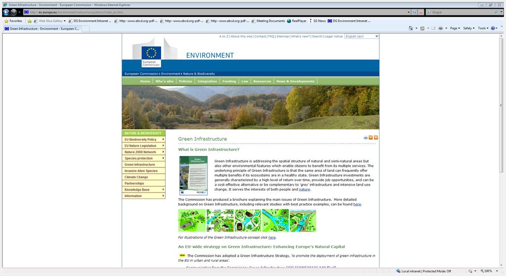 More information: http://ec.europa.eu/environment/nature/ecosystems/index_en.htm http://ec.