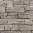 LIMESTONE STACKSTONE Length: 6" to 19" Height: 2" to 11" Thickness: 1" to 1-5/8" 12 square feet per box