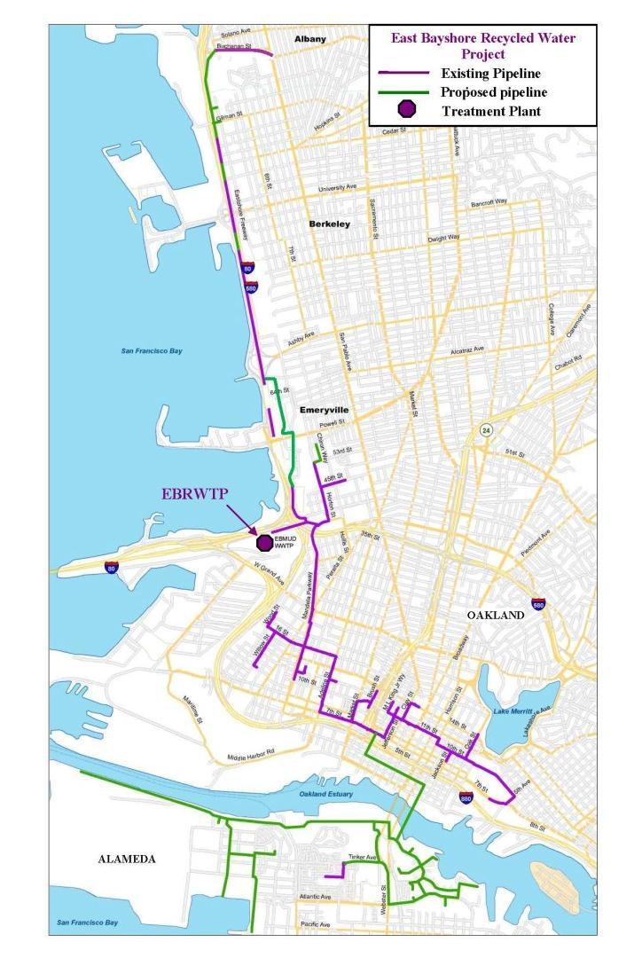 East Bayshore Update Emeryville/Christie (IKEA to Ashby) pipeline - $1M state grant awarded - Design completed in 2014 - Construction award in June 2015 Shellmound/Christie customer site retrofits